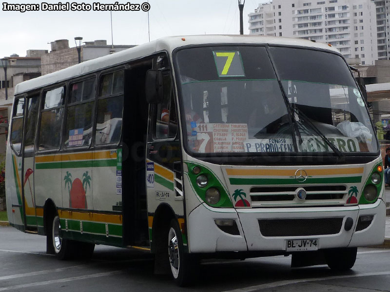 Induscar Caio Foz / Mercedes Benz LO-915 / Línea Nº 7 Iquique