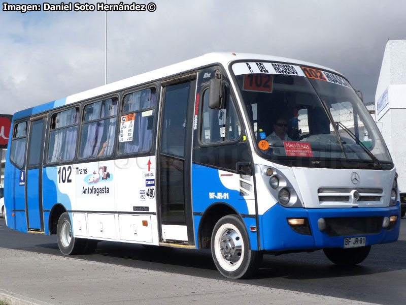 Induscar Caio Foz / Mercedes Benz LO-915 / Línea Nº 102 Trans Antofagasta