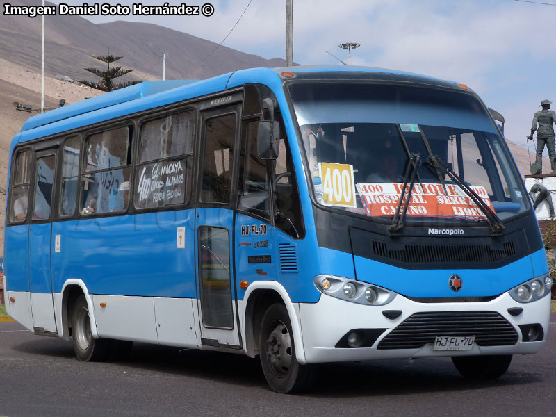 Marcopolo Senior / Mercedes Benz LO-915 / Línea N° 400 Transatélite S.A. (Iquique)