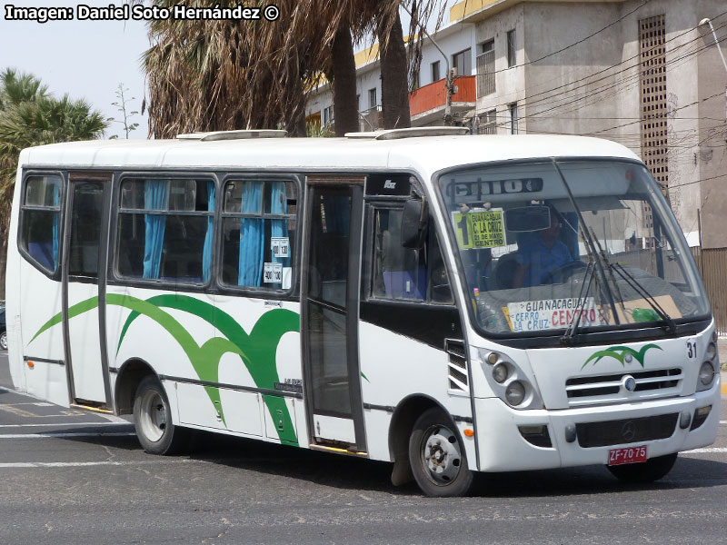 Induscar Caio Foz / Mercedes Benz LO-812 / ETRAPAS S.A. (Recorrido N° 1) Arica