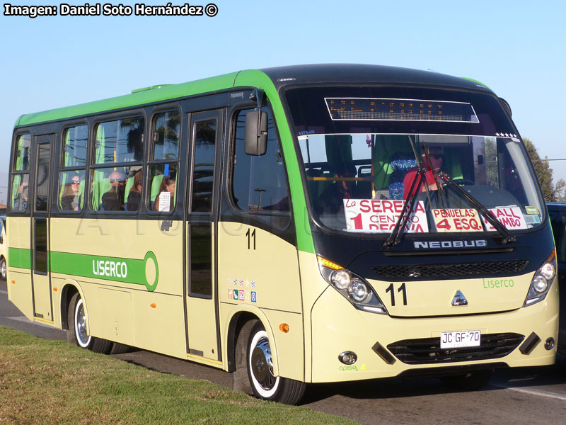 Neobus Thunder + / Agrale MA-9.2 Euro5 / Línea La Serena Coquimbo LISERCO