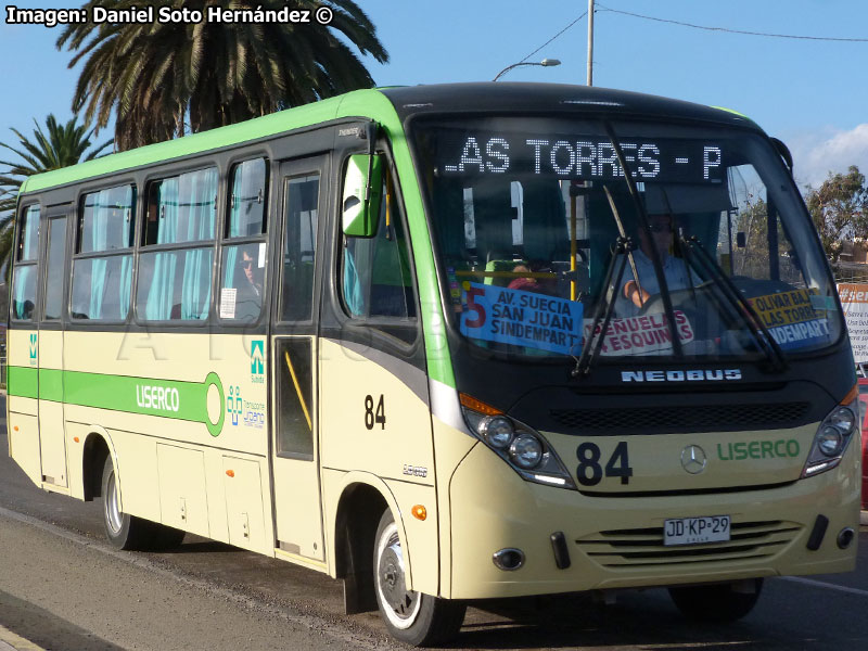 Neobus Thunder + / Mercedes Benz LO-916 BlueTec5 / Línea La Serena Coquimbo LISERCO