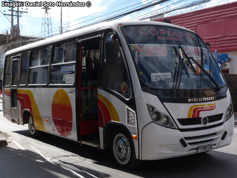 Neobus Thunder + / Mercedes Benz LO-915 / Línea Sol de Atacama Variante N° 2 (Copiapó)