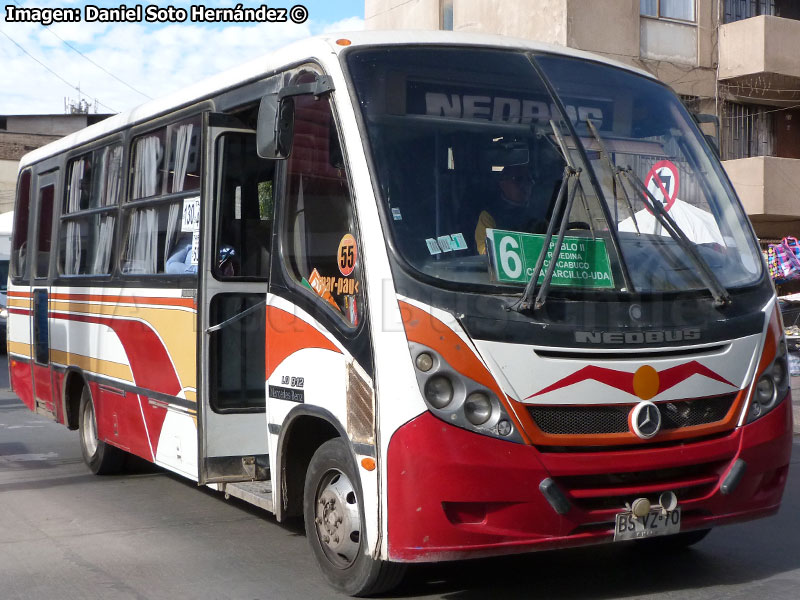 Neobus Thunder + / Mercedes Benz LO-812 / Línea Sol de Atacama Variante N° 6 (Copiapó)