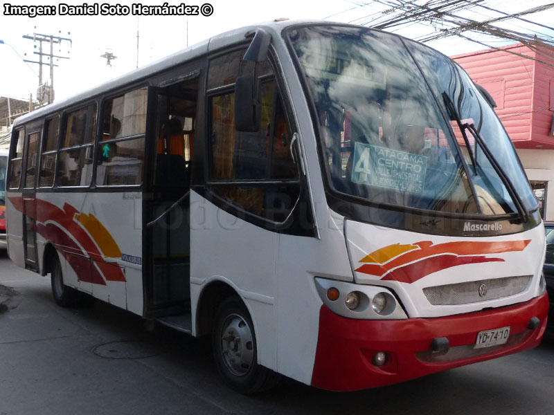 Mascarello Gran Micro / Volksbus 9-150OD / Línea Sol de Atacama Variante N° 4 (Copiapó)