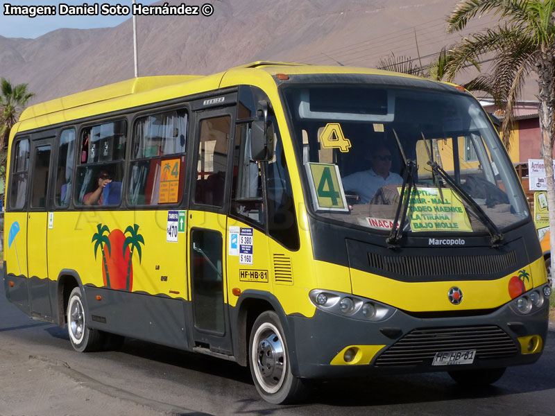 Marcopolo Senior / Mercedes Benz LO-915 / Línea N° 4 Iquique