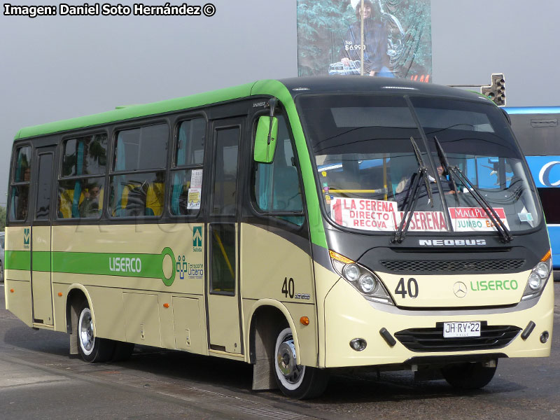 Neobus Thunder + / Mercedes Benz LO-916 BlueTec5 / Línea La Serena Coquimbo LISERCO