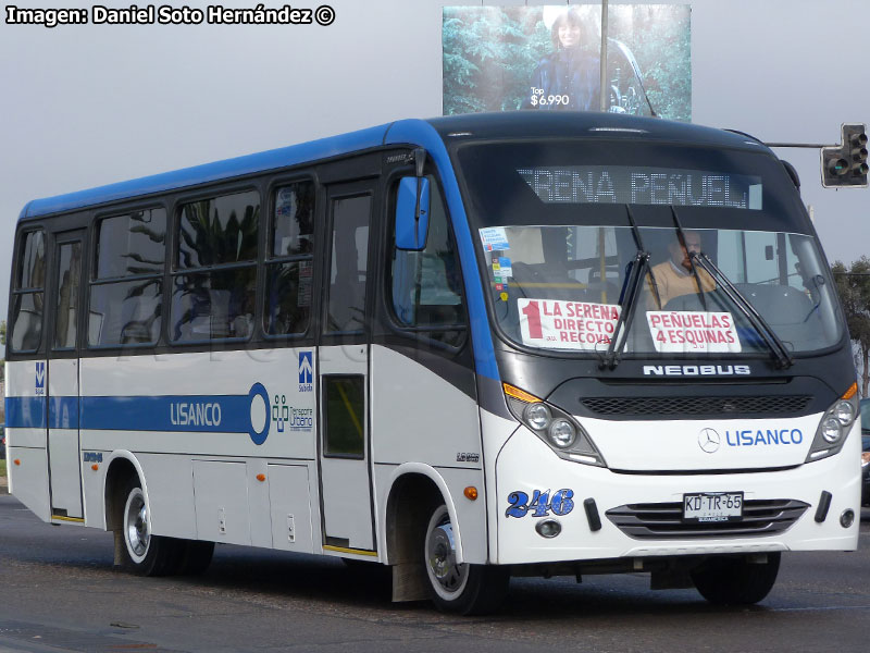 Neobus Thunder + / Mercedes Benz LO-916 BlueTec5 / Línea San Juan Coquimbo LISANCO