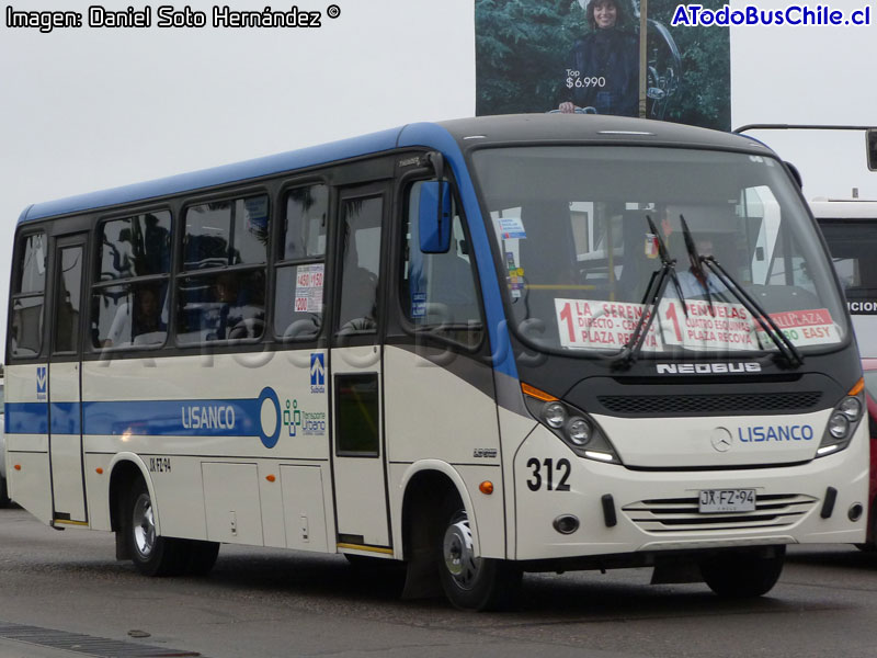 Neobus Thunder + / Mercedes Benz LO-916 BlueTec5 / Línea San Juan Coquimbo LISANCO