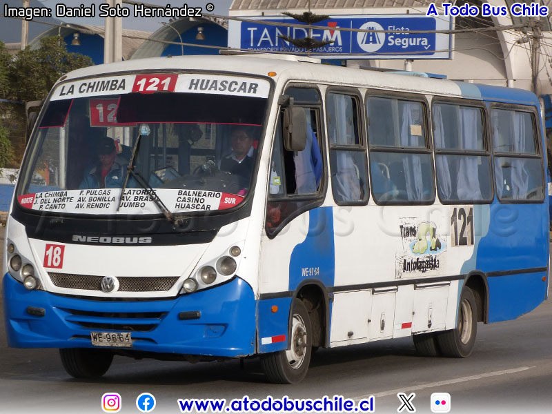 Neobus Thunder + / Agrale MA-9.2 / Línea N° 121 Trans Antofagasta