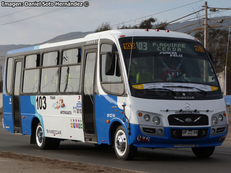 Inrecar Géminis II / Mercedes Benz LO-915 / Línea N° 103 Trans Antofagasta