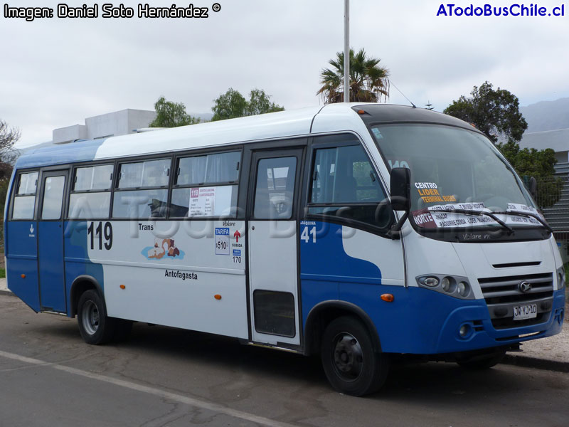 Volare V9L / Agrale MA-9.2 Euro5 / Línea N° 119 Trans Antofagasta