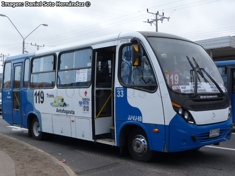 Neobus Thunder + / Mercedes Benz LO-916 BlueTec5 / Línea N° 119 Trans Antofagasta