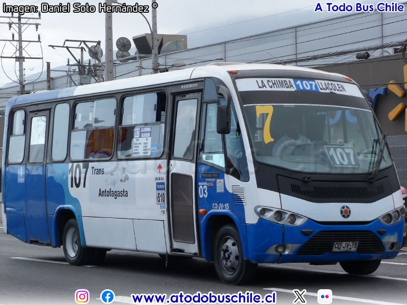 Marcopolo Senior / Mercedes Benz LO-915 / Línea N° 107 Trans Antofagasta