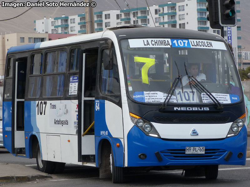 Neobus Thunder + / Agrale MA-9.2 Euro5 / Línea N° 107 Trans Antofagasta