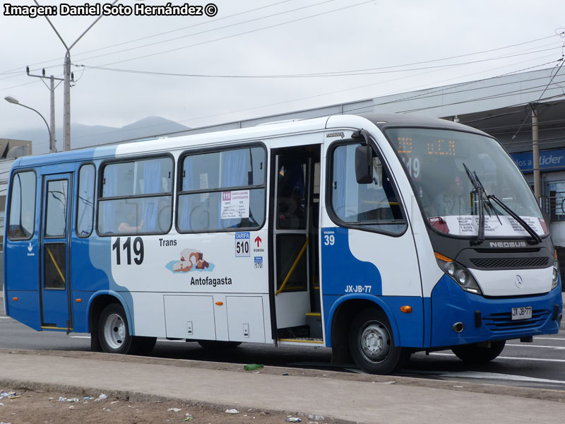 Neobus Thunder + / Mercedes Benz LO-916 BlueTec5 / Línea N° 119 Trans Antofagasta