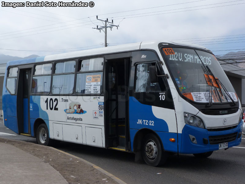 Induscar Caio Foz / Mercedes Benz LO-916 BlueTec5 / Línea N° 102 Trans Antofagasta