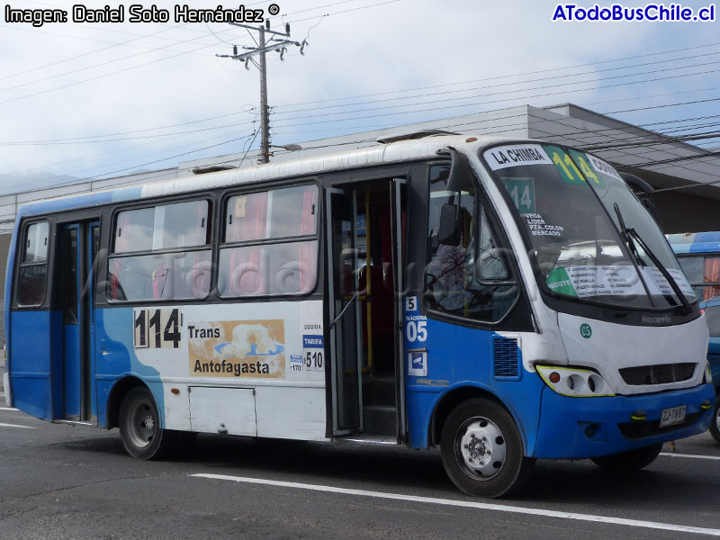 Mascarello Gran Micro / Mercedes Benz LO-712 / Línea N° 114 Trans Antofagasta