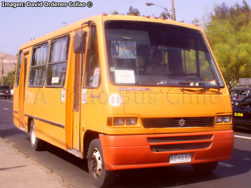 Marcopolo Senior GV / Mercedes Benz LO-814 / Transportes Línea 2 S.A. (Recorrido N° 10) Arica