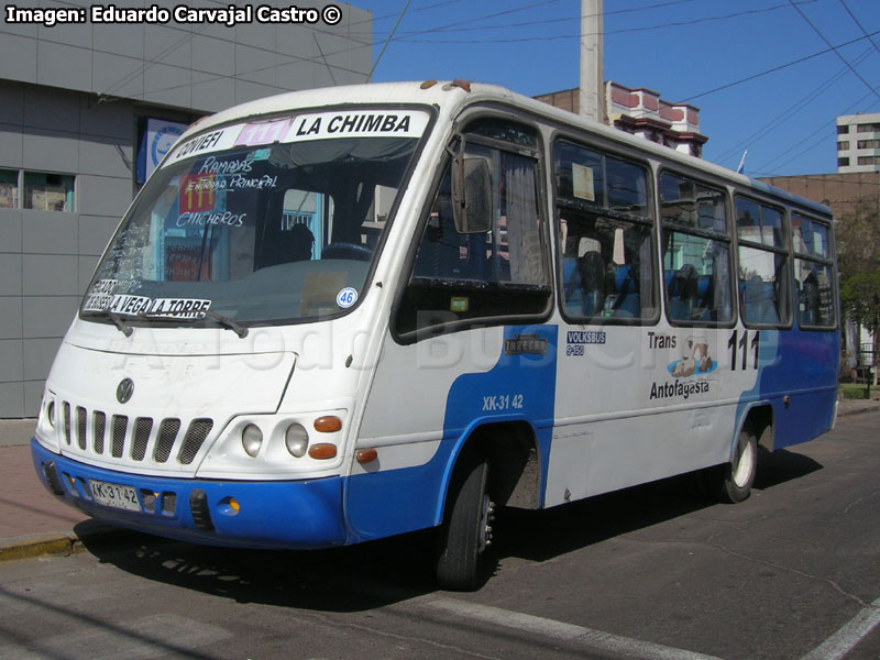 Inrecar Capricornio 2 / Volksbus 9-150OD / Línea Nº 111 Trans Antofagasta