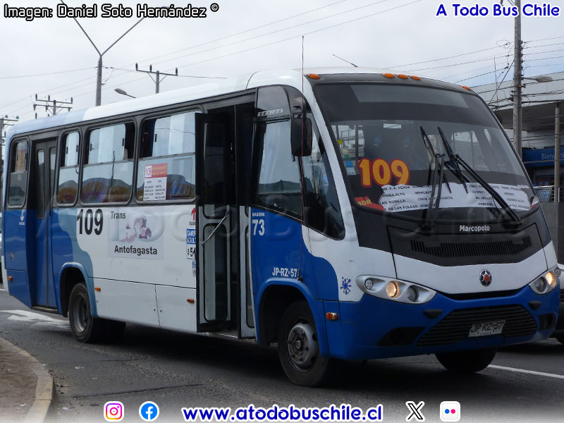 Marcopolo Senior / Mercedes Benz LO-916 BlueTec5 / Línea N° 109 Trans Antofagasta