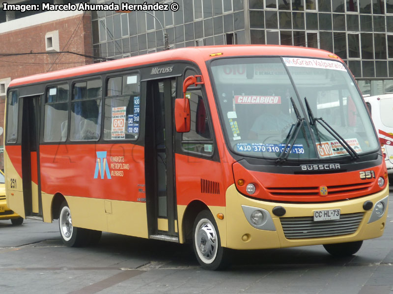 Busscar Micruss / Mercedes Benz LO-915 / TMV 6 Gran Valparaíso S.A.