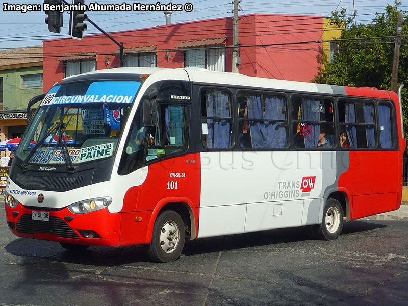 Marcopolo Senior / Volksbus 9-150EOD / Línea 100 Circunvalación (Expreso Rancagua) Trans O'Higgins