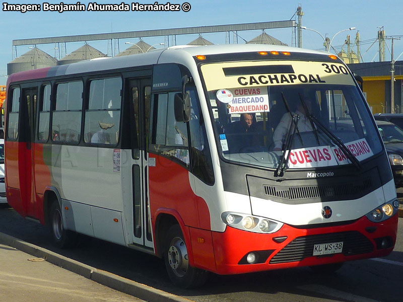 Marcopolo Senior / Volksbus 9-160OD Euro5 / Línea 300 Sur - Poniente (Cachapoal) Trans O'Higgins