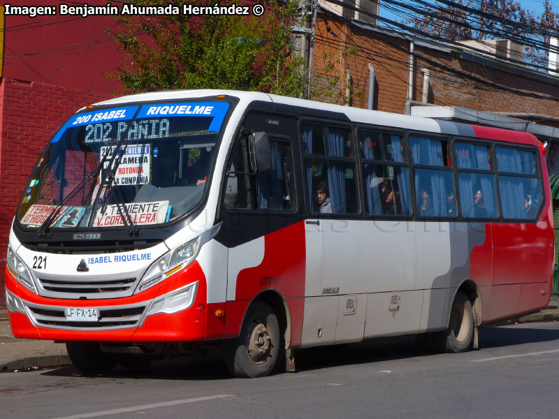 Induscar Caio F-2400 / Agrale MA-9.2 Euro5 / Línea 200 Norte - Sur (Isabel Riquelme) Trans O'Higgins