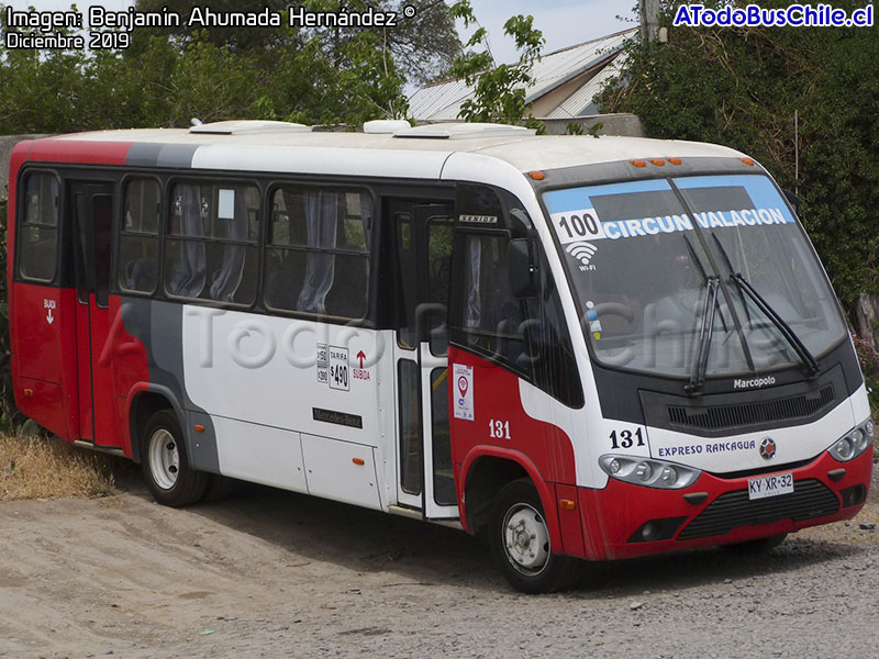 Marcopolo Senior / Mercedes Benz LO-916 BlueTec5 / Línea 100 Circunvalación (Expreso Rancagua) Trans O'Higgins