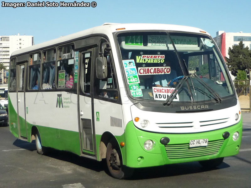 Busscar Micruss / Mercedes Benz LO-812 / TMV 2 Viña Bus S.A.