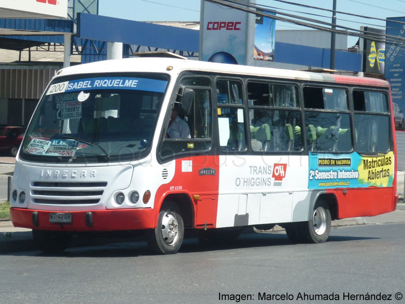 Inrecar Capricornio 1 / Mercedes Benz LO-914 / Línea 200 Norte - Sur (Isabel Riquelme) Trans O'Higgins