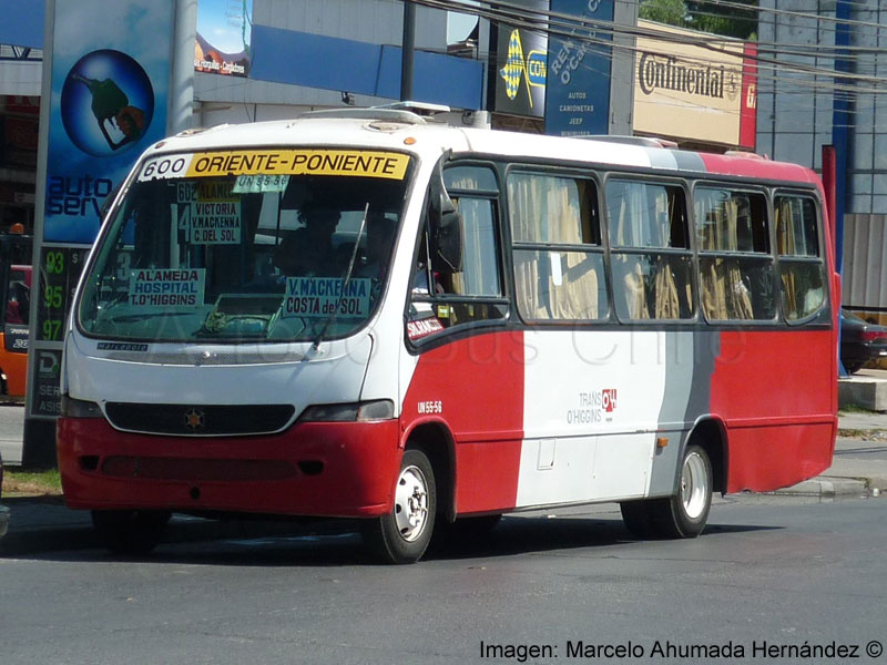 Marcopolo Senior G6 / Mercedes Benz LO-914 / Línea 600 Oriente - Poniente Trans O'Higgins