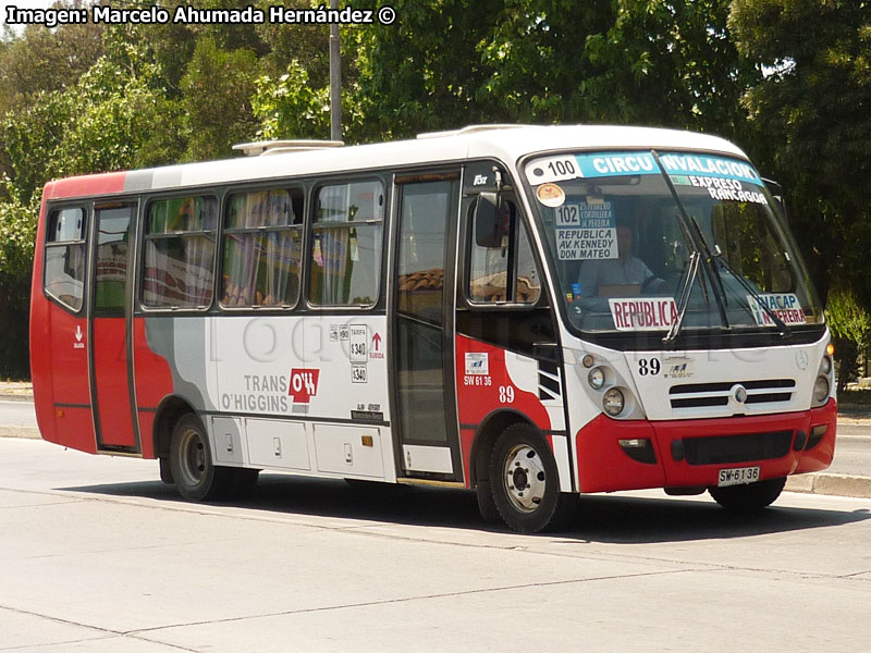 Induscar Caio Foz / Mercedes Benz LO-915 / Línea 100 Circunvalación (Expreso Rancagua) Trans O'Higgins