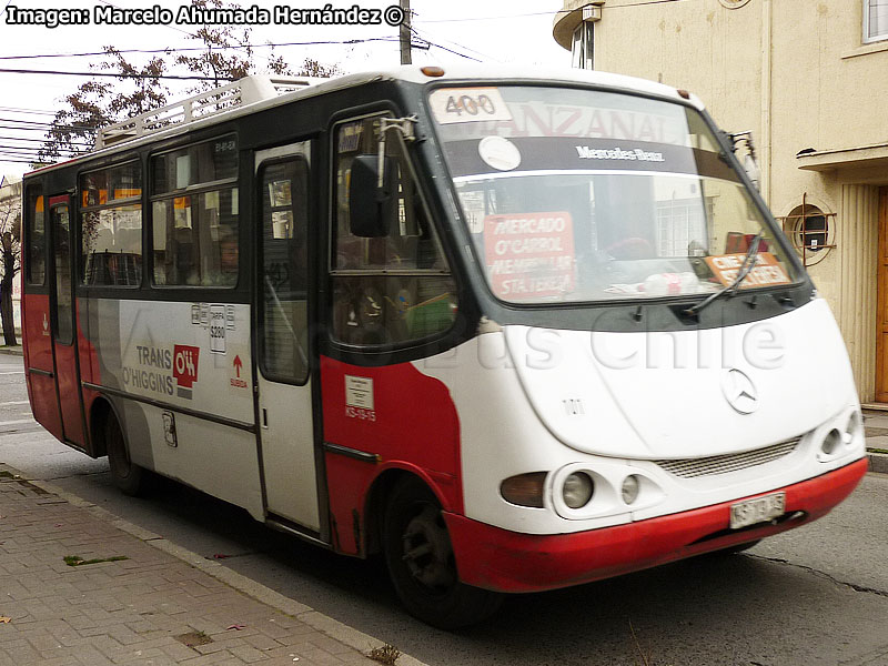 Cuatro Ases PH-52 / Mercedes Benz OF-809 / Línea 400 Manzanal Trans O'Higgins