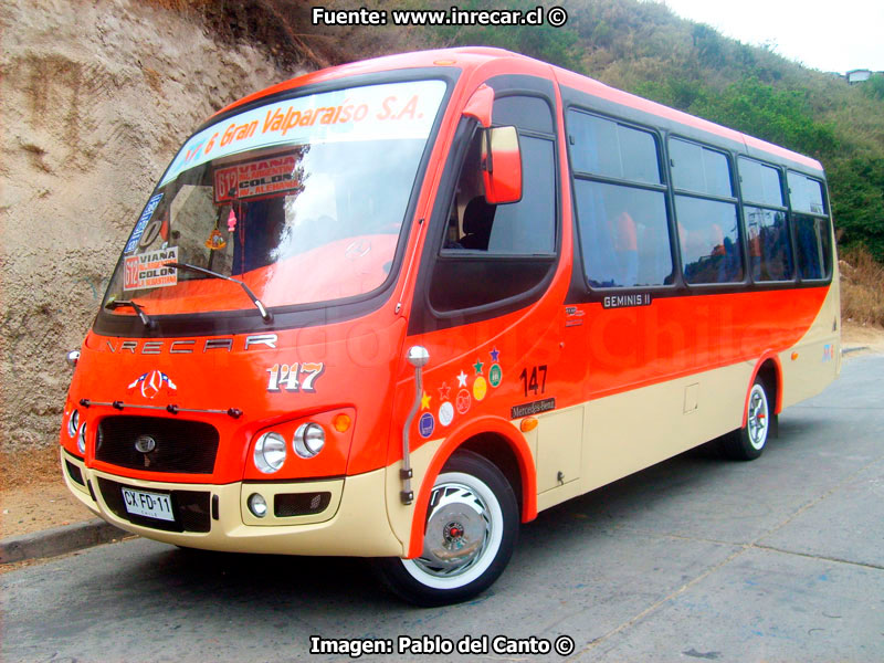 Inrecar Géminis II / Mercedes Benz LO-915 / TMV 6 Gran Valparaíso S.A.