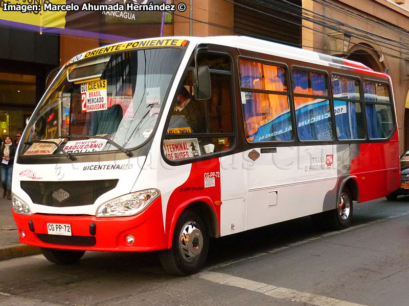 TMG Bicentenario / Mercedes Benz LO-812 / Línea 600 Oriente - Poniente Trans O'Higgins