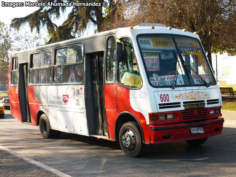 Caio Carolina V / Mercedes Benz LO-814 / Línea 600 Oriente-Poniente Trans O'Higgins