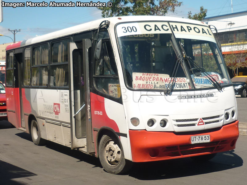 Neobus Marina / Agrale MA-8.5TCA / Línea 300 Sur - Poniente (Cachapoal) Trans O'Higgins