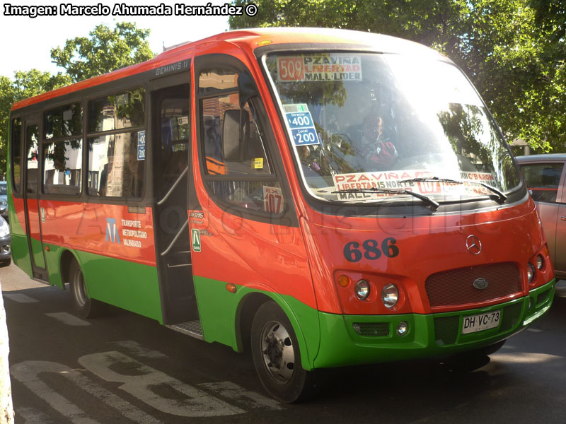 Inrecar Géminis II / Mercedes Benz LO-915 / TMV 5 Gran Valparaíso S.A.