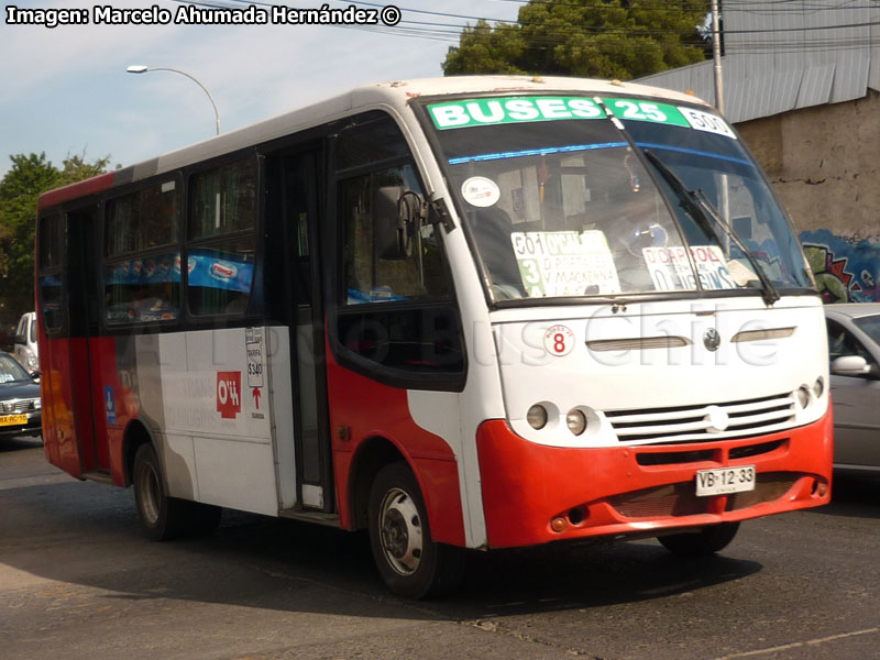 Induscar Caio Piccolo / Volksbus 9-150OD / Línea 500 Buses 25 Trans O'Higgins
