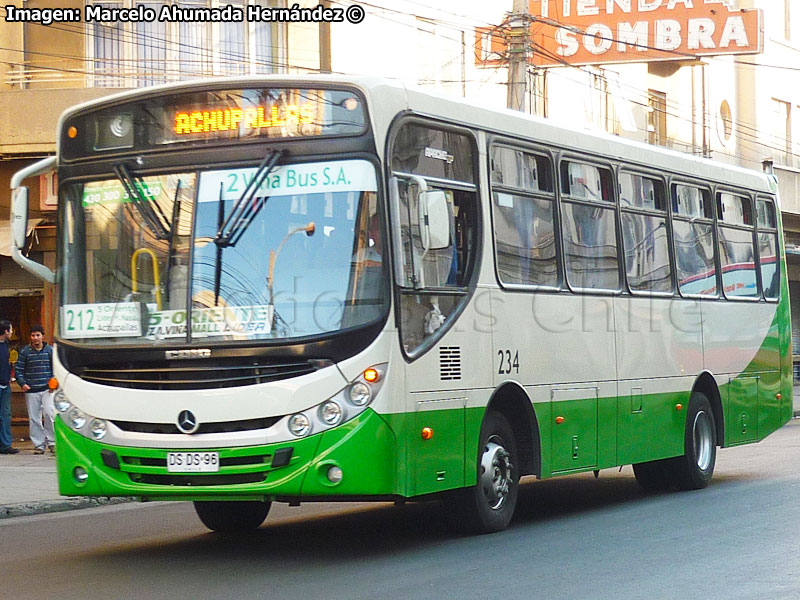 Induscar Caio Apache Vip / Mercedes Benz OF-1218 / TMV 2 Viña Bus S.A.