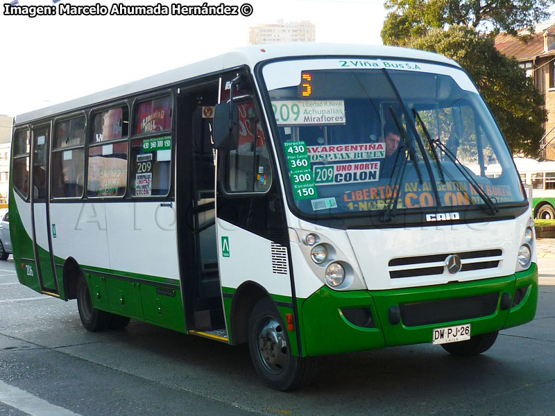 Induscar Caio Foz / Mercedes Benz LO-915 / TMV 2 Viña Bus S.A.