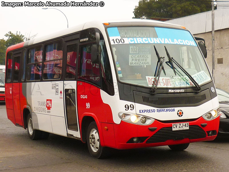 Marcopolo Senior / Volksbus 9-150EOD / Línea 100 Circunvalación (Expreso Rancagua) Trans O'Higgins