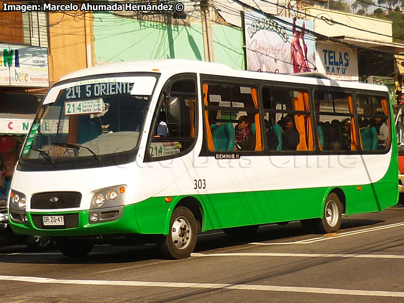 Inrecar Géminis II / Volksbus 9-150EOD / TMV 2 Viña Bus S.A.