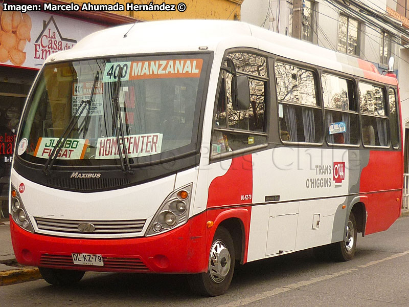 Maxibus Astor / Mercedes Benz LO-812 / Línea 400 Manzanal Trans O'Higgins