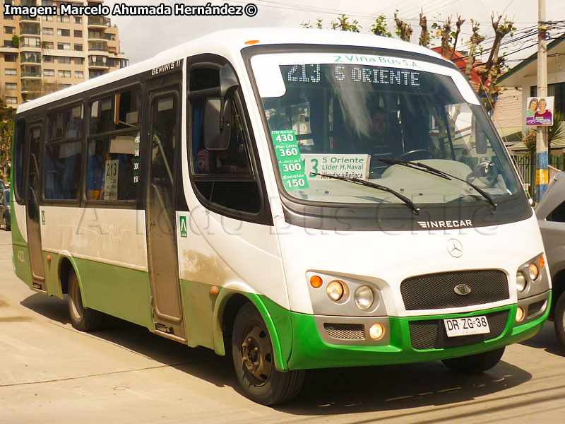 Inrecar Géminis II / Mercedes Benz LO-915 / TMV 2 Viña Bus S.A.