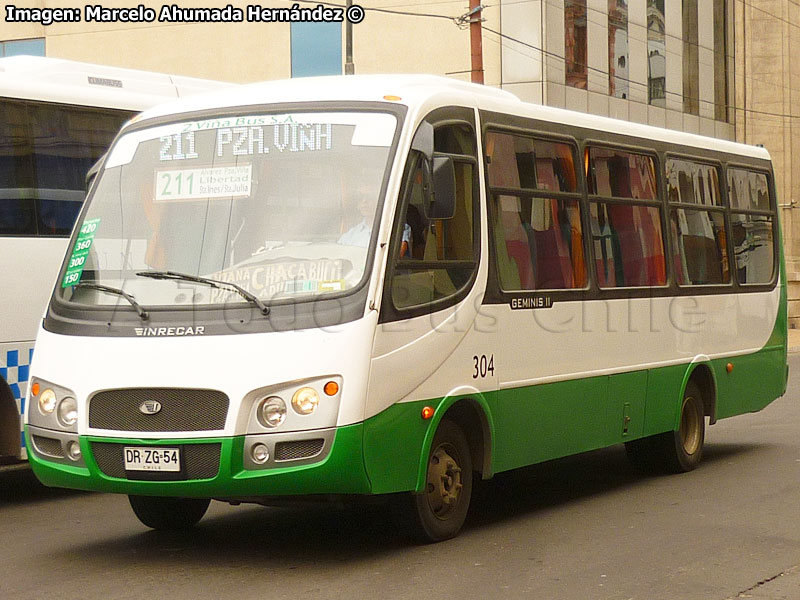 Inrecar Géminis II / Volksbus 9-150EOD / TMV 2 Viña Bus S.A.