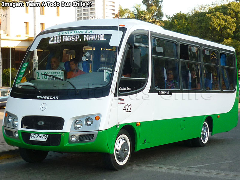 Inrecar Géminis II / Mercedes Benz LO-915 / TMV 2 Viña Bus S.A.