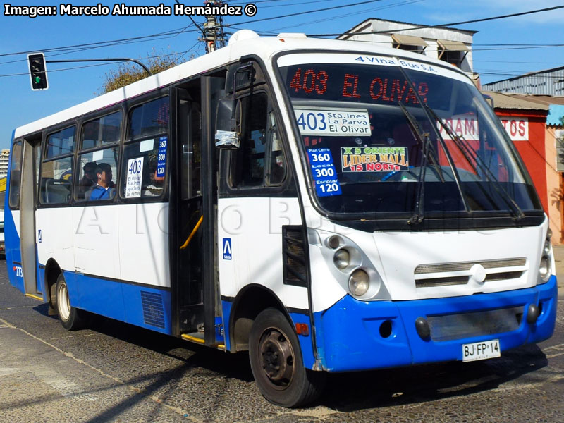 Induscar Caio Foz / Mercedes Benz LO-915 / TMV 4 Viña Bus S.A.